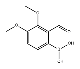 (2-Formyl-3,4-dimethoxyphenyl)boronic acid Structure