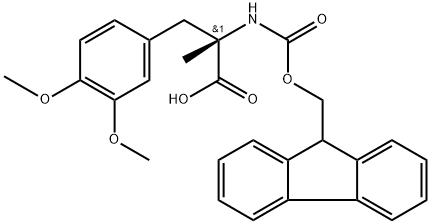 L-Tyrosine, N-[(9H-fluoren-9-ylmethoxy)carbonyl]-3-methoxy-O,α-dimethyl- Structure