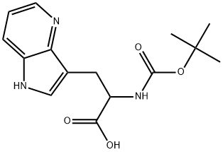 2-tert-Butoxycarbonylamino-3-(1H-pyrrolo[3,2-b]pyridin-3-yl)-propionic acid Structure