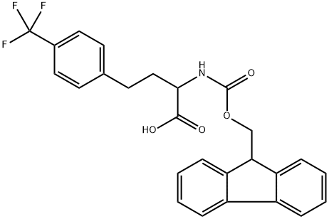 Fmoc-4-trifluoromethyl-DL-homophenylalanine Structure