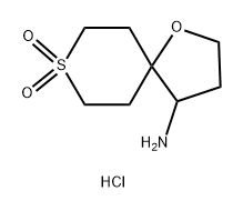 4-amino-1-oxa-8lambda6-thiaspiro[4.5]decane-8,8-dione hydrochloride Structure