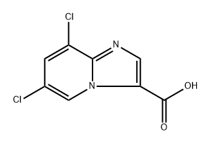 6,8-dichloroimidazo[1,2-a]pyridine-3-carboxylic acid Structure