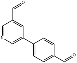 5-(4-formylphenyl)nicotinaldehyde Structure