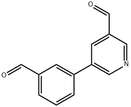 5-(3-formylphenyl)nicotinaldehyde Structure