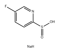 Sodium 5-fluoropyridine-2-sulfinate 구조식 이미지