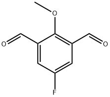 5-fluoro-2-methoxyisophthalaldehyde Structure