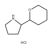 2-(oxan-2-yl)pyrrolidine hydrochloride Structure