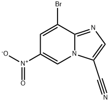 8-bromo-6-nitroimidazo[1,2-a]pyridine-3-carbonitrile Structure