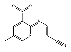 6-methyl-8-nitroimidazo[1,2-a]pyridine-3-carbonitrile Structure