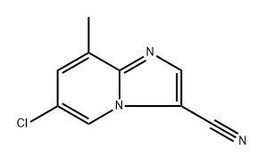 6-chloro-8-methylimidazo[1,2-a]pyridine-3-carbonitrile Structure