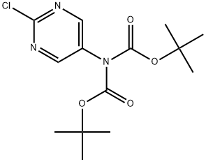 5-chloro-2-amino(bis-carbamate)pyrimidine Structure