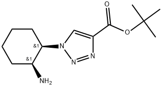 rac-tert-butyl
1-[(1R,2S)-2-aminocyclohexyl]-1H-1,2,3-triazole-4-
carboxylate Structure