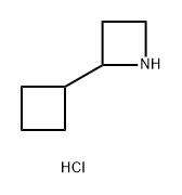 2-cyclobutylazetidine hydrochloride Structure