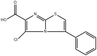 5-chloro-3-phenylimidazo[2,1-b][1,3]thiazole-6-carboxylic acid Structure