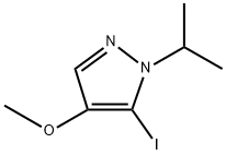 5-Iodo-1-isopropyl-4-methoxy-1H-pyrazole Structure