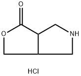1H-Furo[3,4-c]pyrrol-1-one, hexahydro-, hydrochloride (1:1) 구조식 이미지