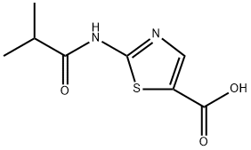 2-Isobutyramidothiazole-5-carboxylic acid Structure