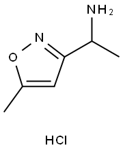 1-(5-methyl-1,2-oxazol-3-yl)ethan-1-amine
hydrochloride Structure