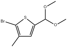 2-Bromo-5-(dimethoxymethyl)-3-methylthiophene Structure