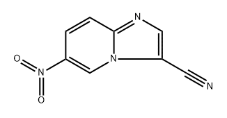 6-nitroimidazo[1,2-a]pyridine-3-carbonitrile 구조식 이미지