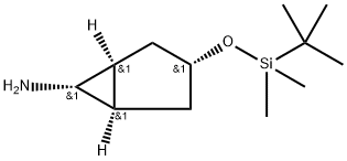 (1R,3s,5S,6r)-3-((tert-Butyldimethylsilyl)oxy)bicyclo[3.1.0]hexan-6-amine Structure