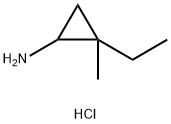 2-ethyl-2-methylcyclopropan-1-amine hydrochloride, Mixture of diastereomers 구조식 이미지
