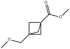 3-Methoxymethyl-bicyclo[1.1.1]pentane-1-carboxylic acid methyl ester Structure