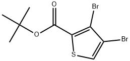 1,1-Dimethylethyl 3,4-dibromo-2-thiophenecarboxylate Structure