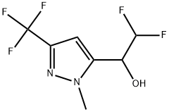 α-(Difluoromethyl)-1-methyl-3-(trifluoromethyl)-1H-pyrazole-5-methanol Structure