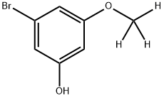 3-Bromo-5-(methoxy-d3)phenol 구조식 이미지