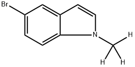 5-Bromo-1-(methyl-d3)indole 구조식 이미지