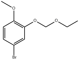 4-bromo-2-ethoxy-1-(methoxymethoxy)benzene Structure