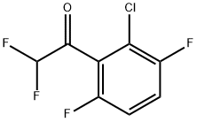 1-(2-Chloro-3,6-difluorophenyl)-2,2-difluoroethanone Structure