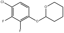 2-(4-Chloro-2,3-difluorophenoxy)tetrahydro-2H-pyran Structure