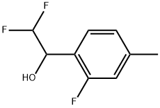 α-(Difluoromethyl)-2-fluoro-4-methylbenzenemethanol Structure