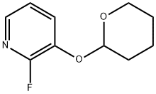 2-Fluoro-3-[(tetrahydro-2H-pyran-2-yl)oxy]pyridine Structure