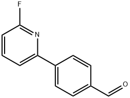 4-(6-fluoropyridin-2-yl)benzaldehyde Structure