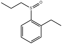 1-ethyl-2-(propylsulfinyl)benzene Structure