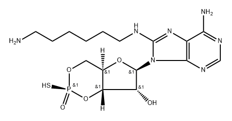 Sp-8-AHA-cAMPS Structure