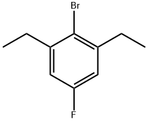 2-Bromo-1,3-diethyl-5-fluorobenzene Structure