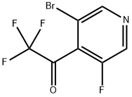 1-(3-Bromo-5-fluoropyridin-4-yl)-2,2,2-trifluoroethanone Structure