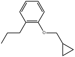 1-(Cyclopropylmethoxy)-2-propylbenzene Structure