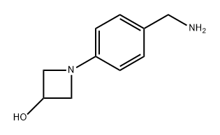 1-[4-(aminomethyl)phenyl]azetidin-3-ol 구조식 이미지
