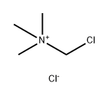 	Trimethylchloromethylammonium,chloride 구조식 이미지