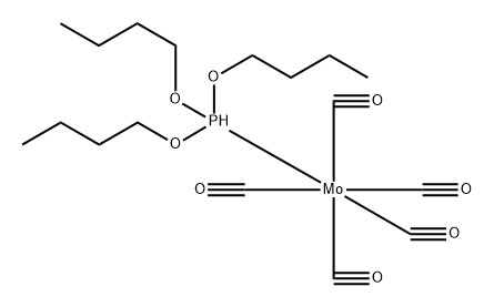 Molybdenum, pentacarbonyl(tributyl phosphite-P)-, (OC-6-22)- (9CI) Structure