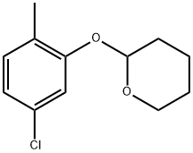 2-(5-Chloro-2-methylphenoxy)tetrahydro-2H-pyran Structure