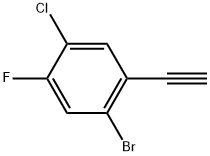 1-Bromo-4-chloro-2-ethynyl-5-fluorobenzene Structure