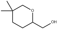 (5,5-Dimethyltetrahydro-2H-pyran-2-yl)methanol 구조식 이미지