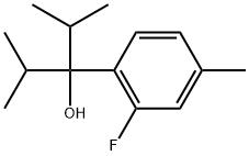 2-Fluoro-4-methyl-α,α-bis(1-methylethyl)benzenemethanol Structure