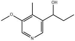 α-Ethyl-5-methoxy-4-methyl-3-pyridinemethanol Structure